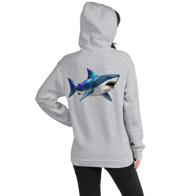 Stunning Geometric Shark Hoodie design from Infinitees