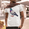 Geometric Pigeon T-Shirt | Nature Lover Design