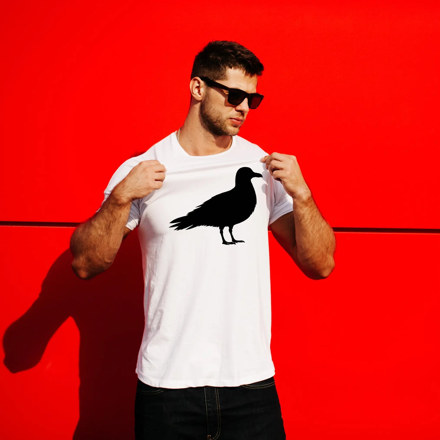 Minimalist Seagull T-Shirt From Infinitees